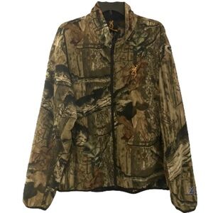 BROWNING WINDSTOPPER CAMO ZIPPER CLOSURE XCHANGE SYSTEM JACKET SE XL/TG
